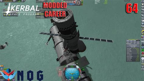 Kerbal Space Program Modded Career Minmus Landing Attempts Youtube