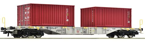 Roco Containertragwagen Sgns Aae Ep Vi