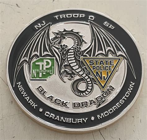 Mavin New Jersey State Police Troop D Challenge Coin 2 Inch