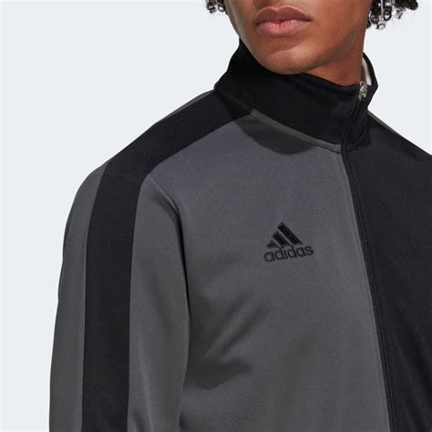 Bluza Piłkarska Męska Tiro Track Adidas Szara Sport Shop Pl