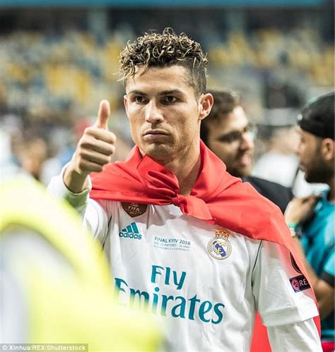 Cristiano Ronaldo S New Noodle Hair Steals Show At Champions League Big World Tale