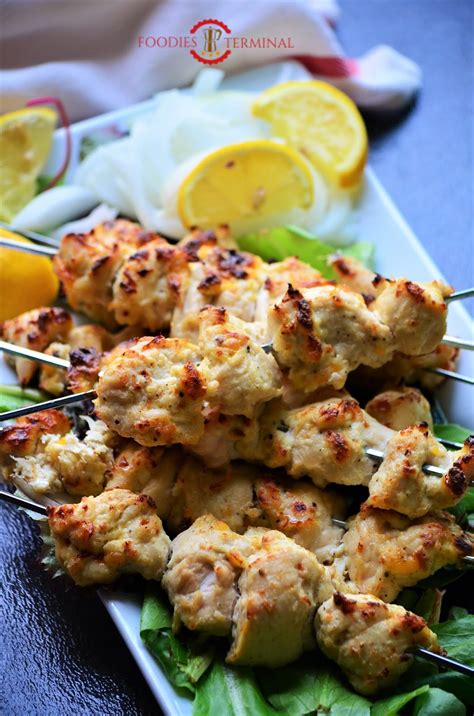 The Best Chicken Malai Kebab Murgh Malai Tikka Recipe Foodies Terminal