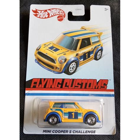 Hot Wheels Mini Cooper S Challenge Flying Customs Shopee Malaysia