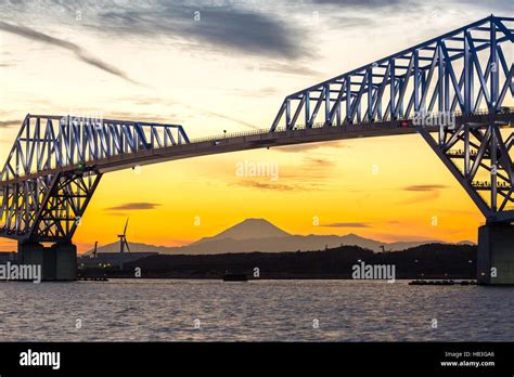 Tokyo Gate Bridge Stock Photo Alamy