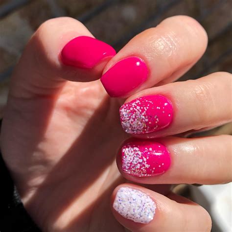 Pink Dip Powder Nail Design In 2023