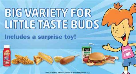 Sonic Drive In Coupons | $1.99 Kids Meal Coupons!