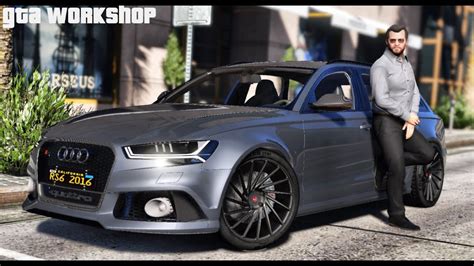 GTA 5 MOD Audi RS6 Avant C7 2016 Engine Sound MOD GTA V ENB