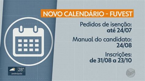 Fuvest Abre Nesta Segunda Feira As Inscri Es Para O Vestibular