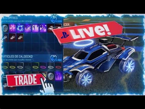 Live Rocket League Trade PS4 PS5 Double Stuf Venez En Masse Epic