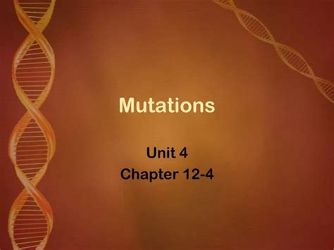 Ppt Mutations Powerpoint Presentation Free Download Id 2976391