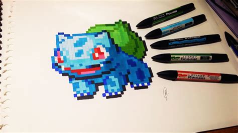 Bulbasaur Pixel Art Pokemon In This Series I Show You How To Build