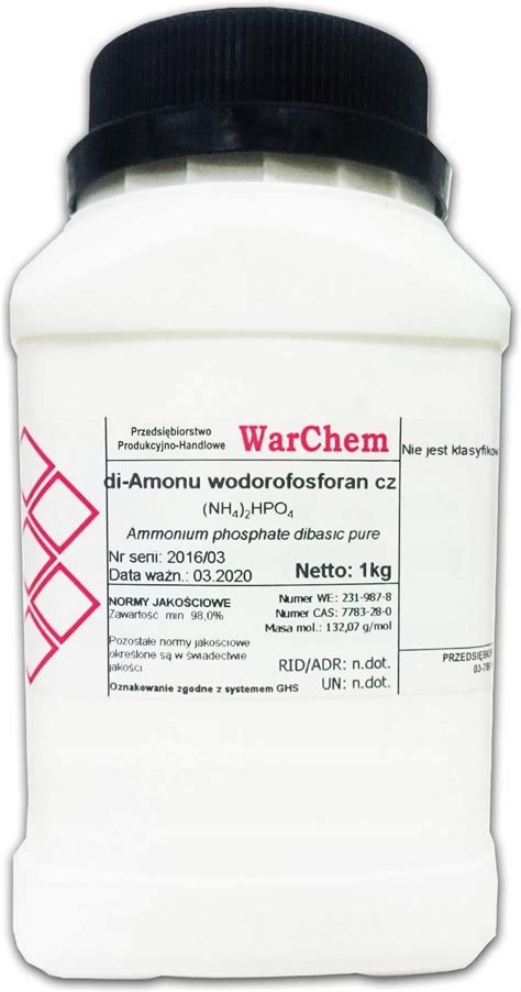 Drobne Akcesoria Medyczne Warchem Wodorofosforan Di Amonu Czysty Kg