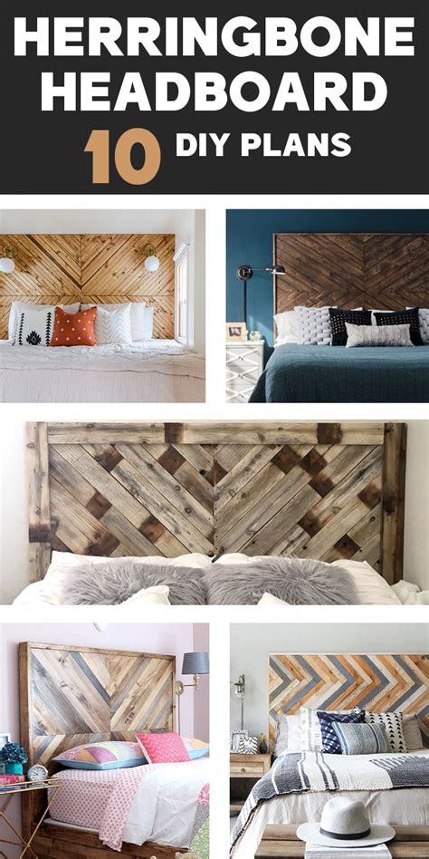 Best Diy Herringbone Headboard Plans