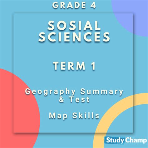 Grade 4 Geography Summary And Test Map Skills • Teacha