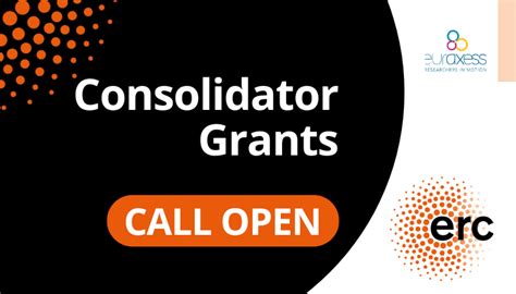 Erc Consolidator Grants Call Euraxess