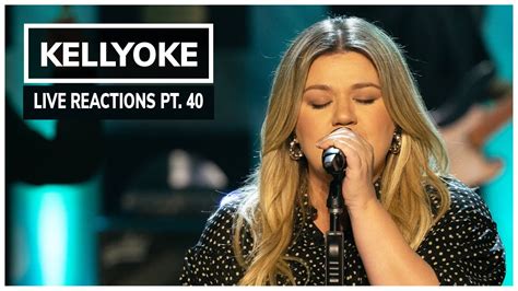 Kelly Clarkson Live Reactions Pt Rock Artist Reaction Youtube