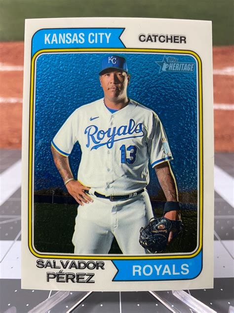 Topps Heritage Chrome Salvador Perez For Sale Online Ebay