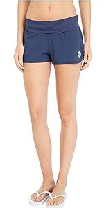 Amazon Roxy Juniors Golden Girl Fixed Criss Cross Tri Bikini Top