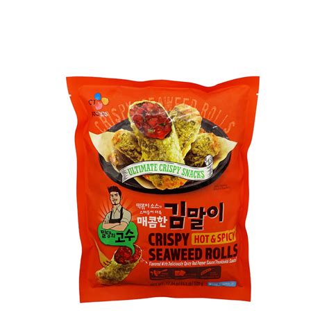 CJ Crispy Hot Spicy Seaweed Rolls Lb Grocerymanagershop