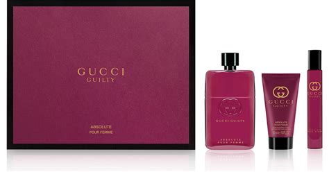 Gucci Guilty Absolute Pour Femme Gift Set EdP 90ml EdP 7 4ml Body