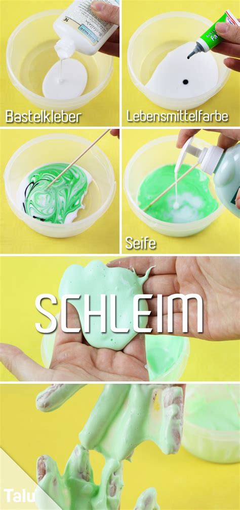 Anleitung Und Rezept Schleim Selber Machen Mit Kleber Talu De Diy