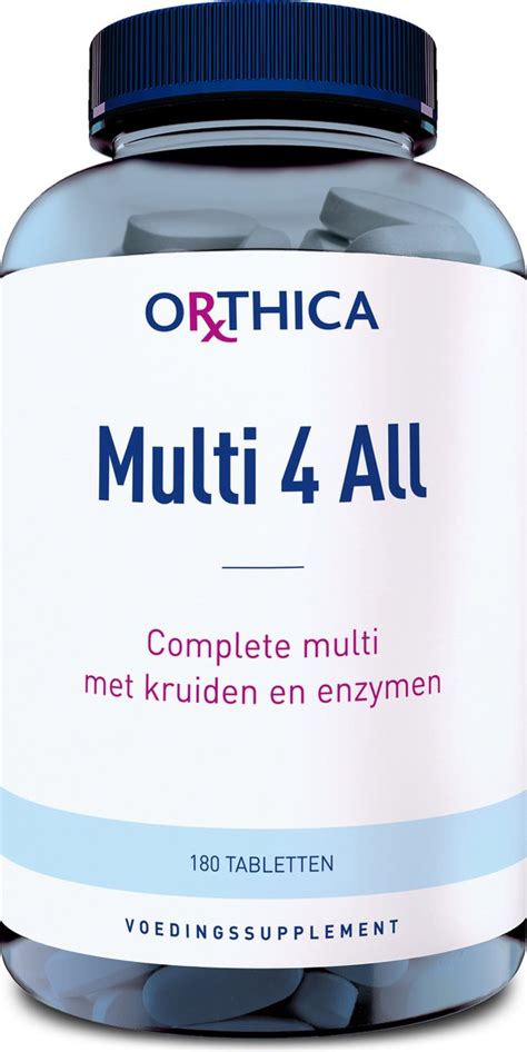 Orthica Multi 4 All 180 Tabletten Multivitaminen Bol