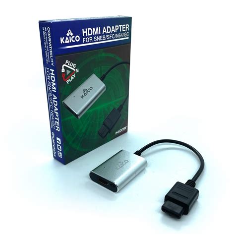 Kaico HDMI Adapter For Nintendo SNES Famicom SFC N64 And GC With S