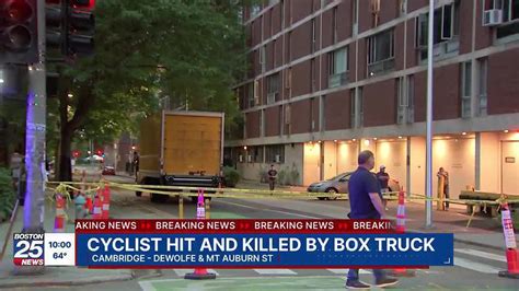 Bicyclist Struck Killed During Collision With Box Truck In Cambridge