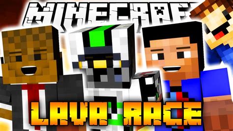 Minecraft LAVA RACE W Vikkstar Woofless And NadeShot JeromeASF