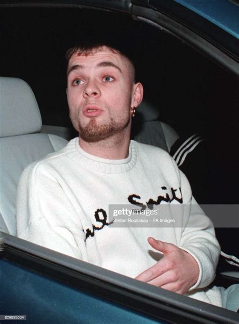 E17 Singer Brian Harvey Arrives At His Home In Loughton Essex Today