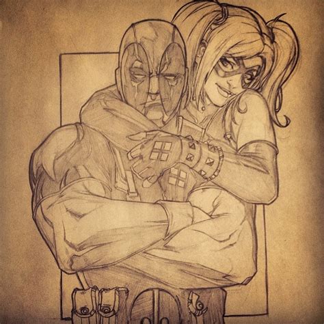 Deadpool Harley Quinn Harley Quinn Харли Квинн Харлин Квинзель Deadpool Дэдпул