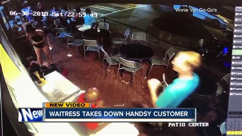 Womans Takedown Of Customer After Groping Caught On Video Youtube