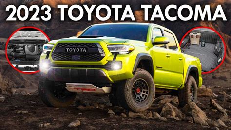 2023 Toyota Tacoma Max Tire Size