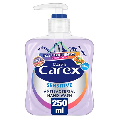 Carex Sensitive Antibacterial Handwash 250ml Zoom