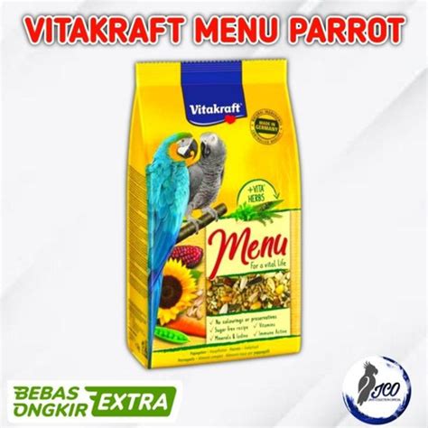 Jual Vitakraft Menu For A Vital Pakan Makanan Burung Parrot Kakatua