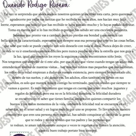 Carta De Despedida Reyes Magos Sample Site J Porn Sex Picture