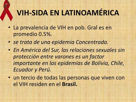 Ppt Situacion Actual Del Vih Sida Powerpoint Presentation Free