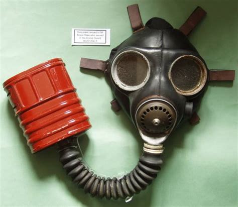 A World War 2 gas mask | Market Lavington Museum