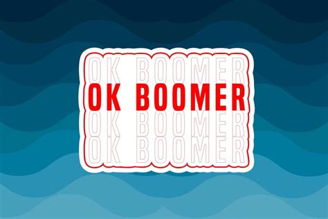 Ok Boomer Sticker Funny Stickers Boomer Stickers Offensive - Etsy