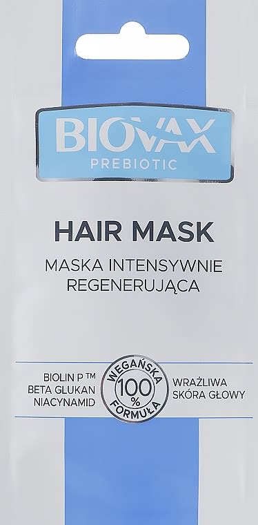 Biovax Prebiotic Mask Intensively Travel Size Intensive Repairing