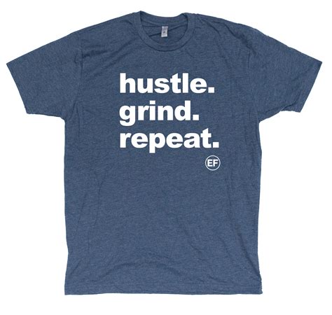 Hustle Grind Repeat Tee Essential Fitness