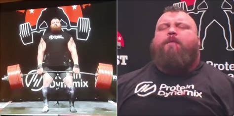 How Eddie Hall Trained For His World Record 1100 Pound Deadlift