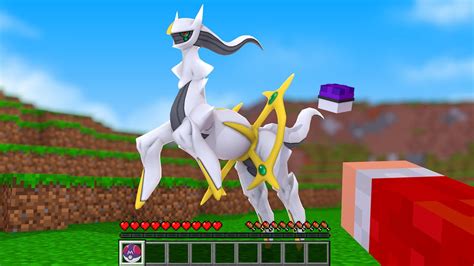 Minecraft CAPTUREI O ARCEUS Incrivel POKEMON MASTERS Ep 31