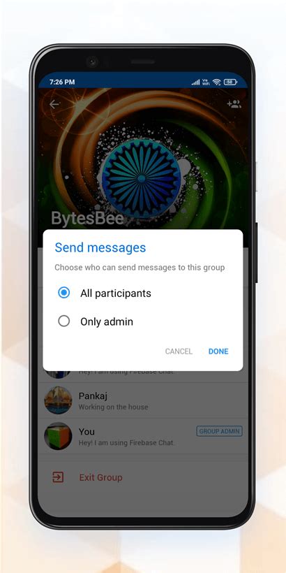 My Firebase Chat Android Support By Bytesbee Codecanyon