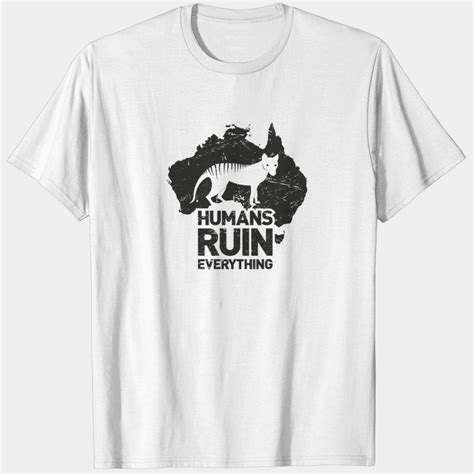 Thylacine Extinct Australian Tasmanian Tiger T Shirt