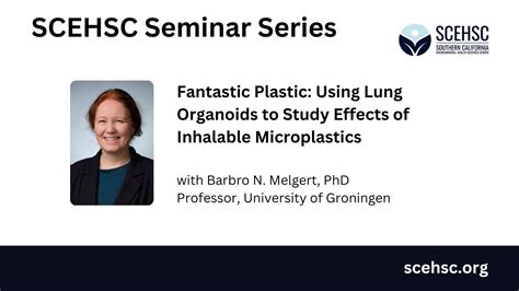 Scehsc Seminar Series With Barbro N Melgert Phd Youtube