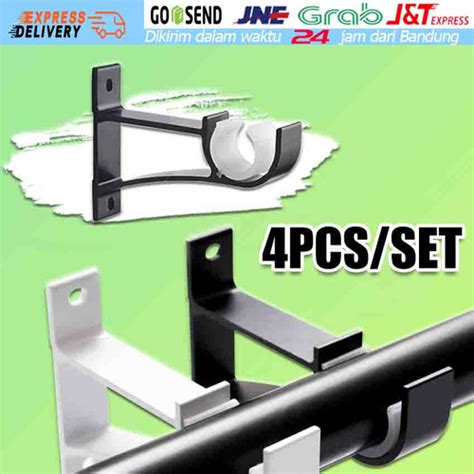 Jual Pcs Bracket Kaki Double Gorden Rel Kaki Penyangga Tiang Batang