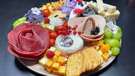 Grazing Platter Plateau Garni Fromage Charcuterie En Rose YouTube