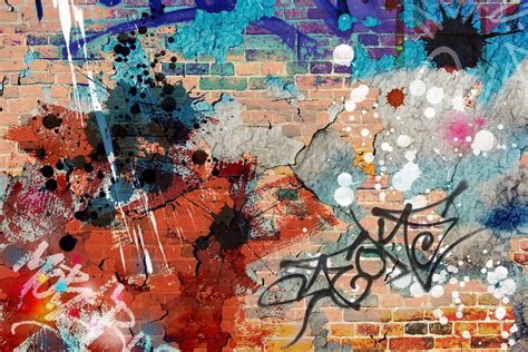 Brick Wall Graffiti Wallpapers - Top Free Brick Wall Graffiti ...