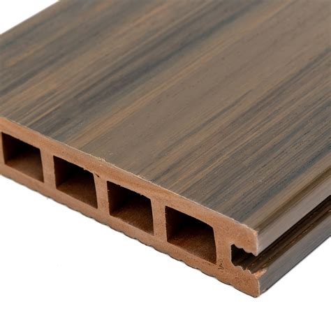 Asa Pvc Co Extruded Hollow Exterior Wood Plastic Composite Wpc Flooring